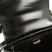Gucci Black Leather Bow Shoulder Bag