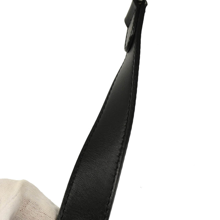 Christian Dior 2002 Black Double Saddle Handbag