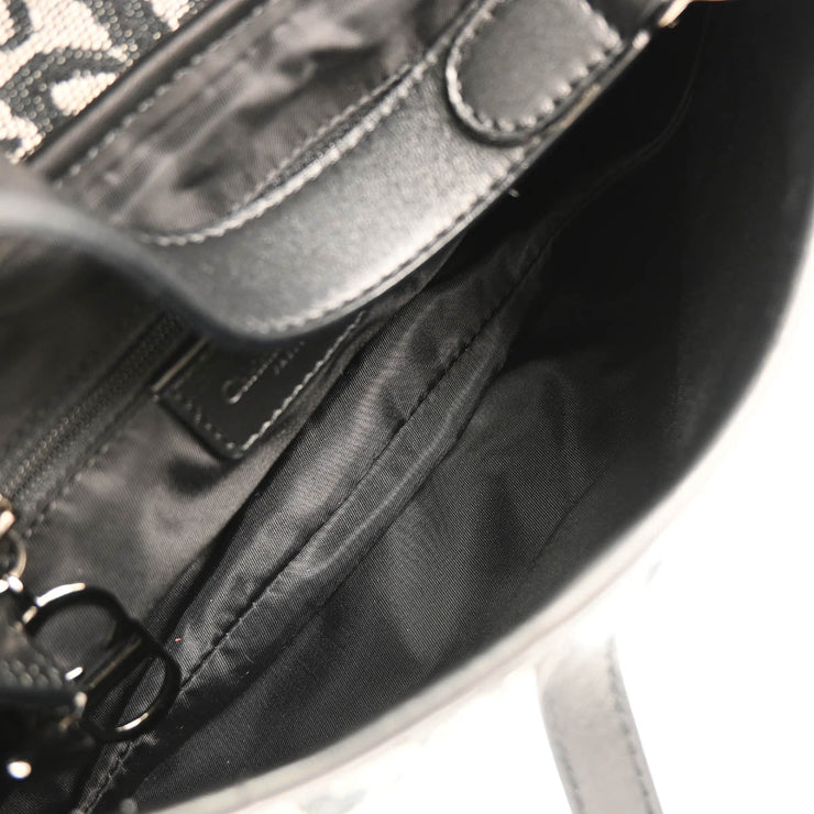 Christian Dior 2002 Black Double Saddle Handbag