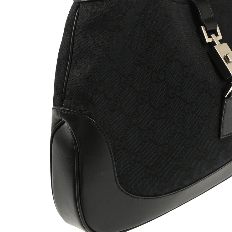 Gucci Black GG Jackie Handbag