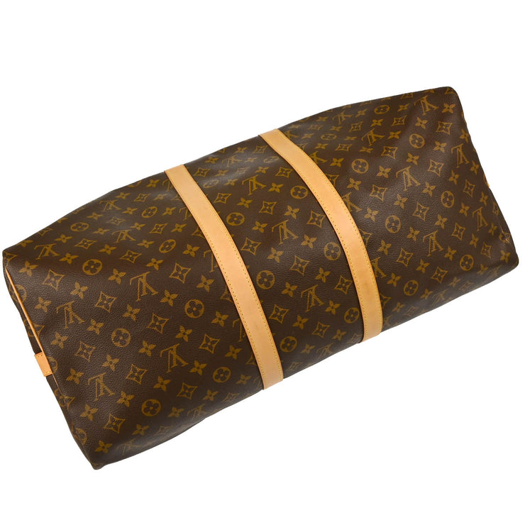 Louis Vuitton 2000 Monogram Keepall Bandouliere 55 Duffle Bag M41414