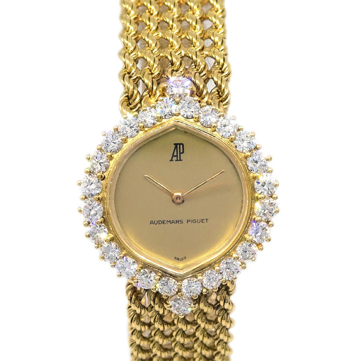 Audemars Piguet YG Diamond Manual-winding Watch 18KYG