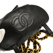 Chanel 1994-1996Black Lambskin Large Duma Backpack