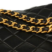 Chanel 1994-1996Black Lambskin Large Duma Backpack