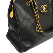 Chanel Black Lambskin Bicolore Supermodel Shoulder Bag