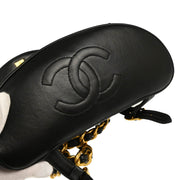 Chanel Black 1991-1994 Lambskin Large Duma Backpack
