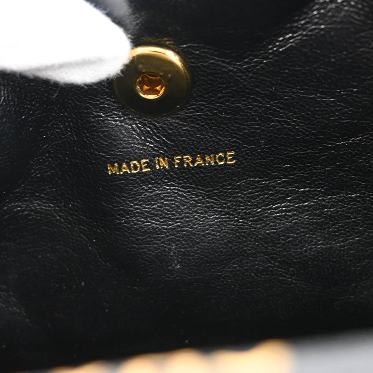 Chanel Black 1991-1994 Lambskin Large Duma Backpack