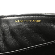 Chanel 1996-1997 Black Lambskin Double Sided Classic Flap Shoulder Bag