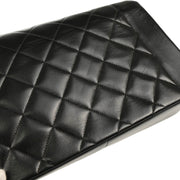 Chanel 1994-1996 Black Lambskin Medium Diana Shoulder Bag