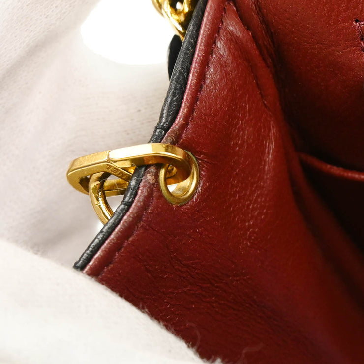 Chanel 1986-1988 Black Lambskin Single Flap Shoulder Bag