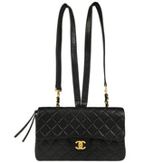 Chanel 1994-1996 Black Lambskin Backpack