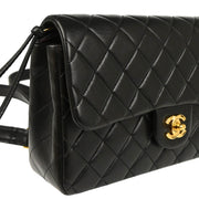 Chanel 1994-1996 Black Lambskin Backpack