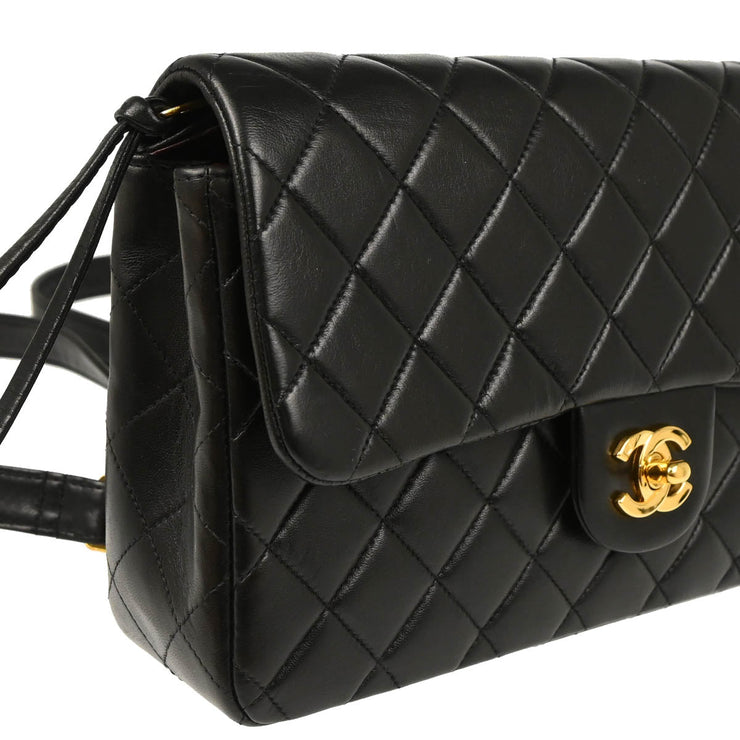Chanel 1994-1996 Black Lambskin Backpack