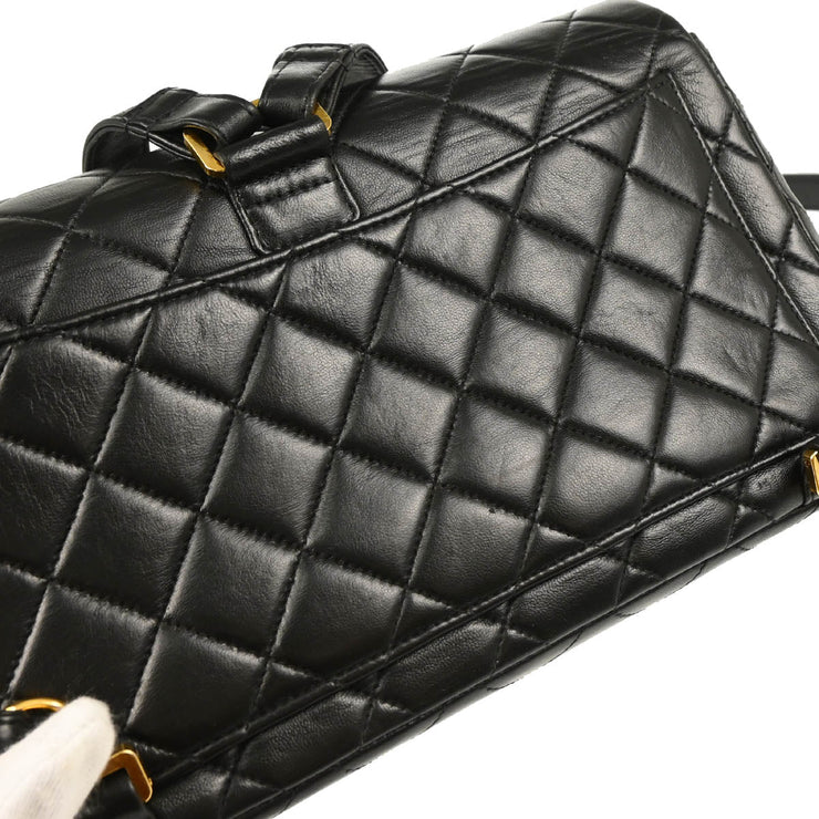 Chanel 1994-1996 Black Lambskin Backpack