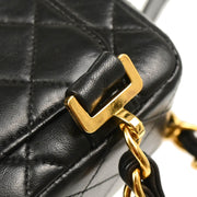 Chanel 1994-1996 Black Lambskin Backpack