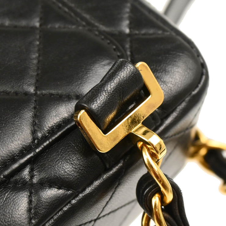 Chanel 1994-1996 Black Lambskin Backpack