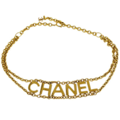 Chanel CC Gold Chain Belt Small Good