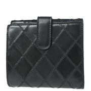 Chanel 2009-2010 Black Lambskin Bicolore Wallet