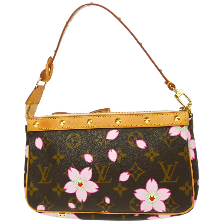 Louis Vuitton 2003 Cherry Blossom Pochette Accessoires Handbag M92006