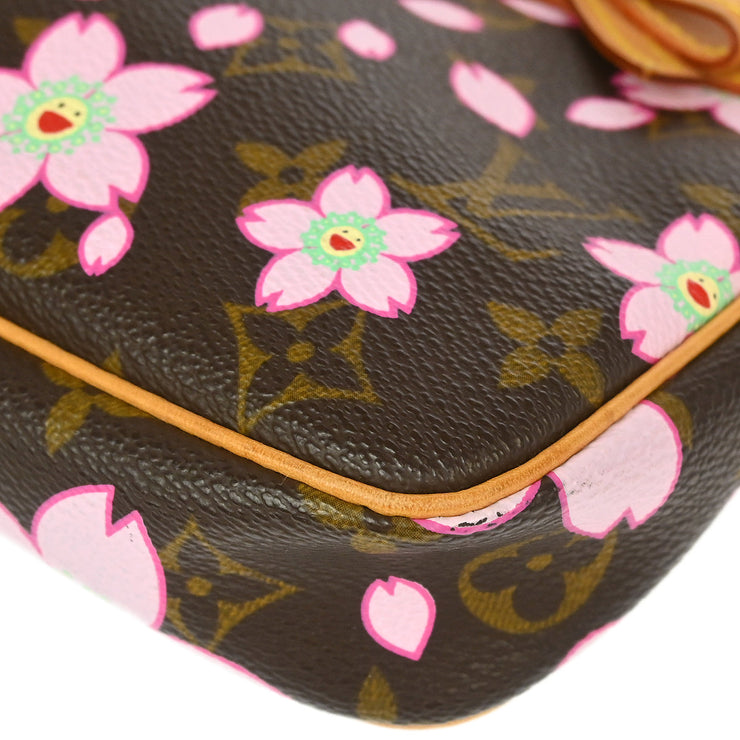 Louis Vuitton 2003 Cherry Blossom Pochette Accessoires Handbag M92006