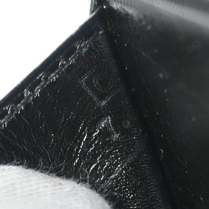 Hermes 1999 Black Box Calf Bearn Bifold Long Wallet