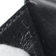 Hermes 1999 Black Box Calf Bearn Bifold Long Wallet