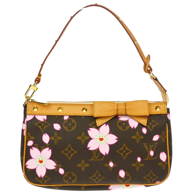 Louis Vuitton 2003 Cherry Blossom Pochette Accessoires Handbag M92006