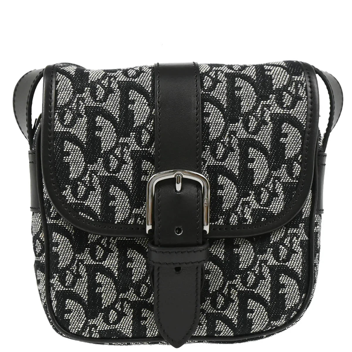 Christian Dior 2003 Black Trotter Shoulder Bag