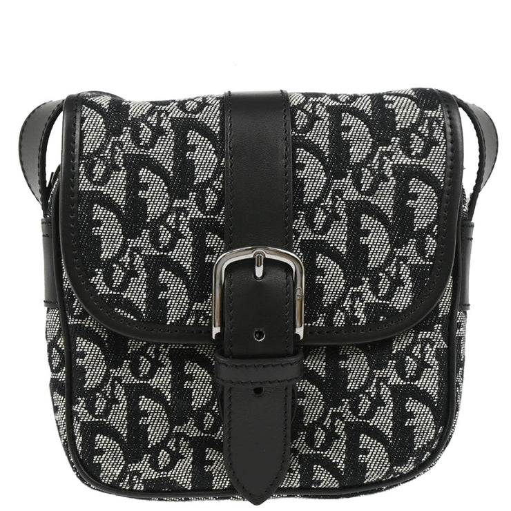 Christian Dior 2003 Black Trotter Shoulder Bag