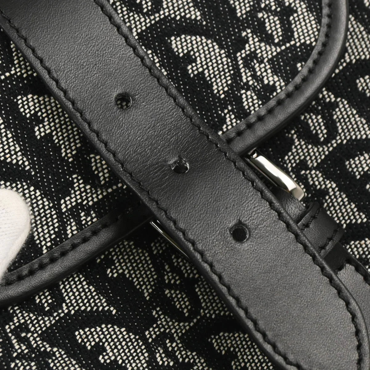 Christian Dior 2003 Black Trotter Shoulder Bag