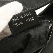 Christian Dior 2002 Black Leather Admit It Lace Up Hobo Handbag