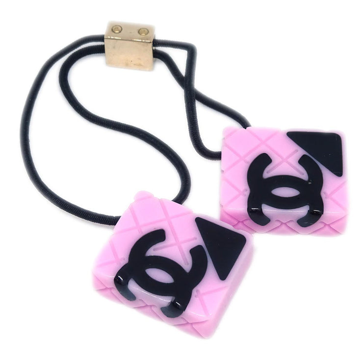 Chanel Hair Band Hair Accessories Black 05C