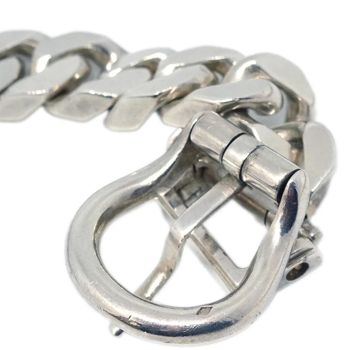 Hermes Boucle Sellier Chain Bracelet SV925
