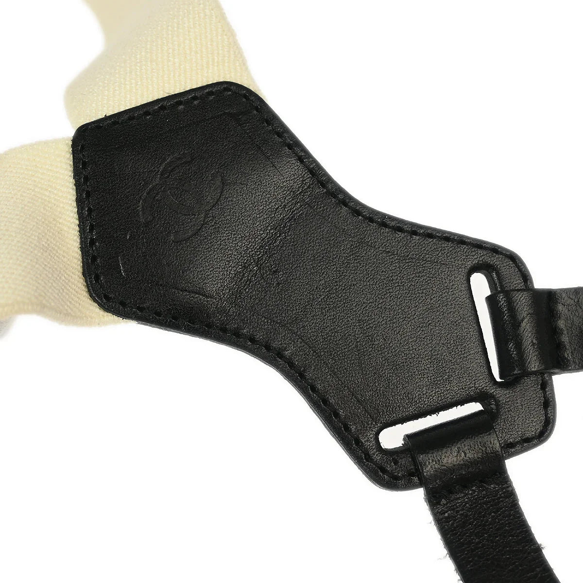 Chanel Suspenders White Small Good 15