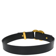 Chanel Black Leather Belt #75/30 96A Small Good
