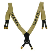 Chanel Suspenders Beige Small Good