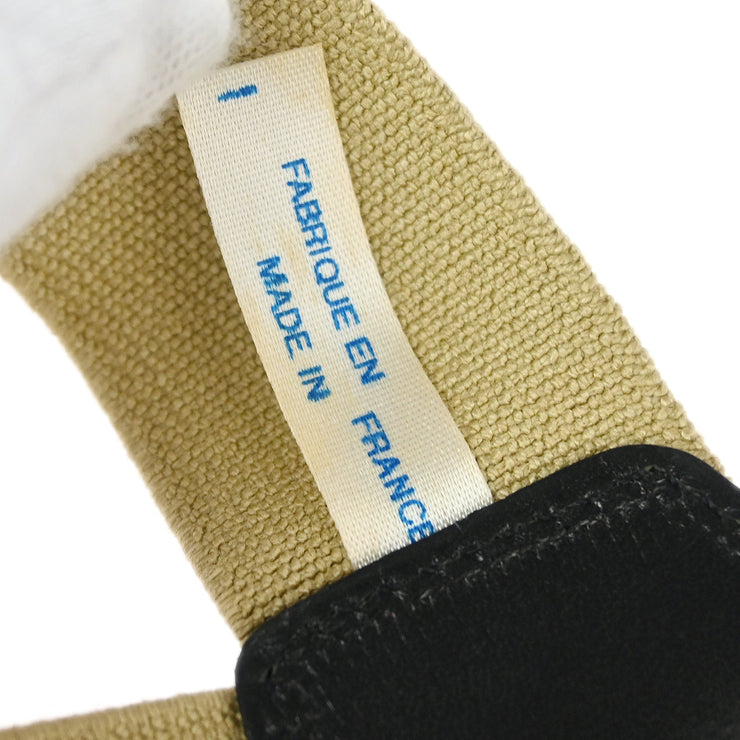 Chanel Suspenders Beige Small Good
