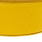 Chanel 1994-1996 Yellow Caviar Jewelry Case Pouch