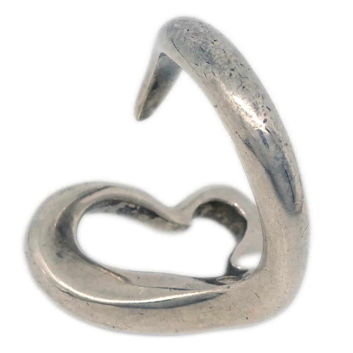 Tiffany & Co. Open Heart Ring Peretti Sterling #51 #11