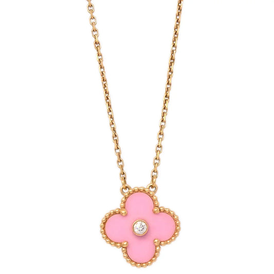 Van Cleef & Arpels Alhambra Pendant Necklace Au750 JE442675