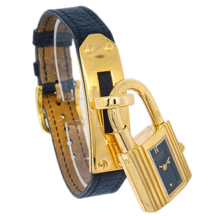 Hermes Kelly Watch Quartz Watch Black