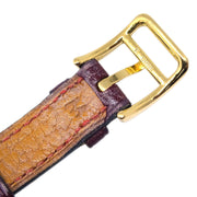 Hermes Kelly Watch Quartz Watch Bordeaux