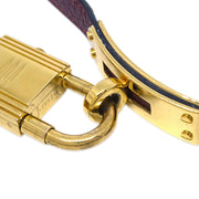 Hermes Kelly Watch Quartz Watch Bordeaux