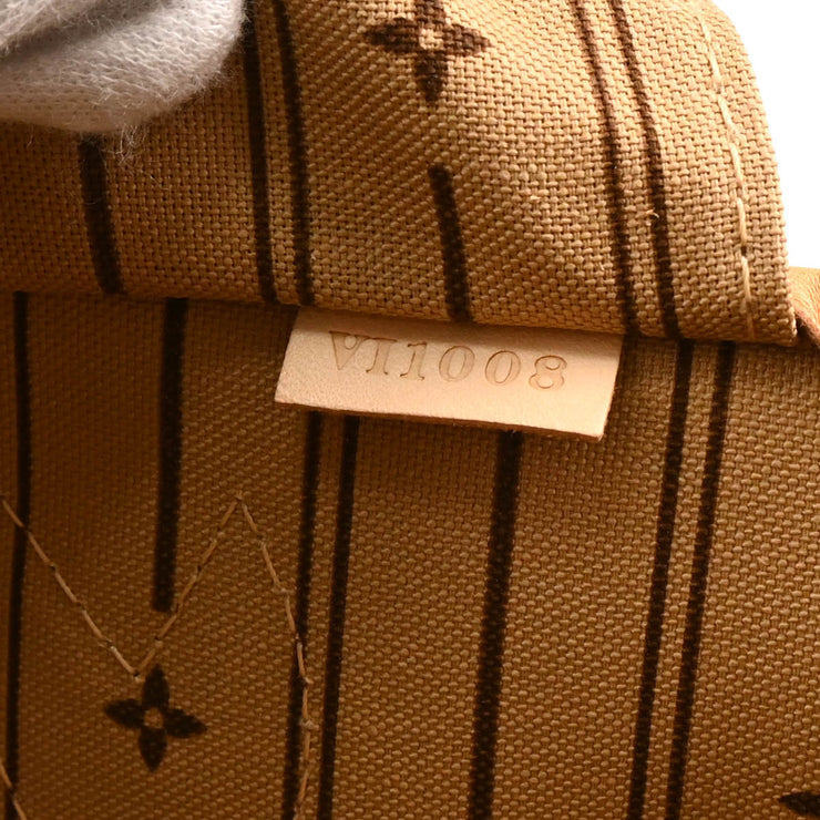 Louis Vuitton 2008 Monogram Neverfull MM Shoulder Tote Bag M40156