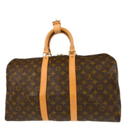 Louis Vuitton 1998 Monogram Keepall 45 Travel Duffle Handbag M41428