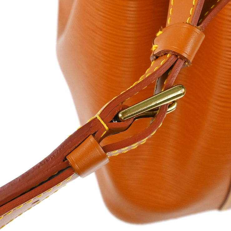 Louis Vuitton 1998 Brown Epi Petite Noe Bucket Shoulder Bag M44108