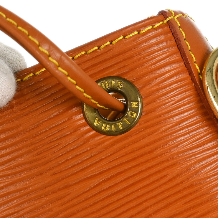 Louis Vuitton 1998 Brown Epi Petite Noe Bucket Shoulder Bag M44108