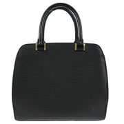 Louis Vuitton 2004 Black Epi Pont Neuf Handbag M52052