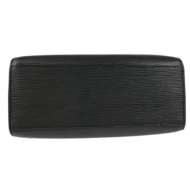 Louis Vuitton 2004 Black Epi Pont Neuf Handbag M52052