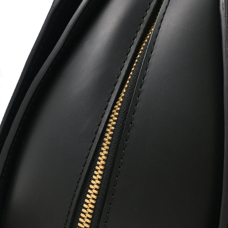 Louis Vuitton 2004 Black Epi Pont Neuf Handbag M52052